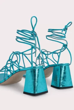 Alexander Aquamarine Metallic Leather