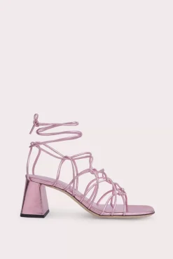 Alexander Pink Metallic Leather