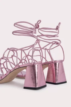 Alexander Pink Metallic Leather
