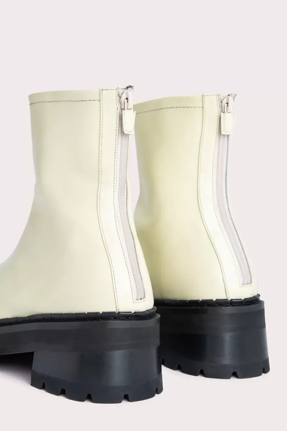 Alister Ivory Soft Semi Patent Leather
