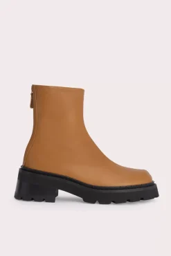 Alister Peanut Butter Soft Semi Patent Leather