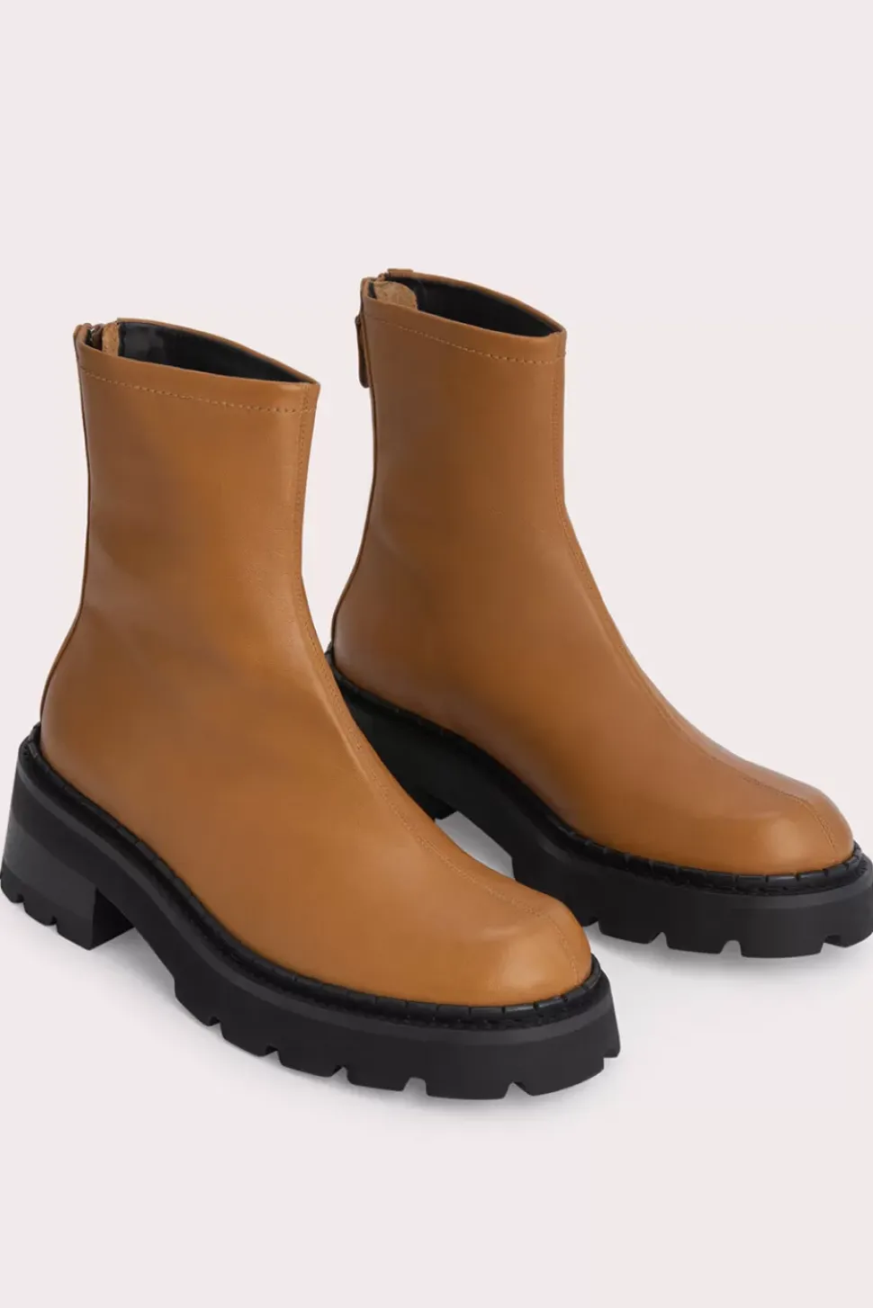 Alister Peanut Butter Soft Semi Patent Leather