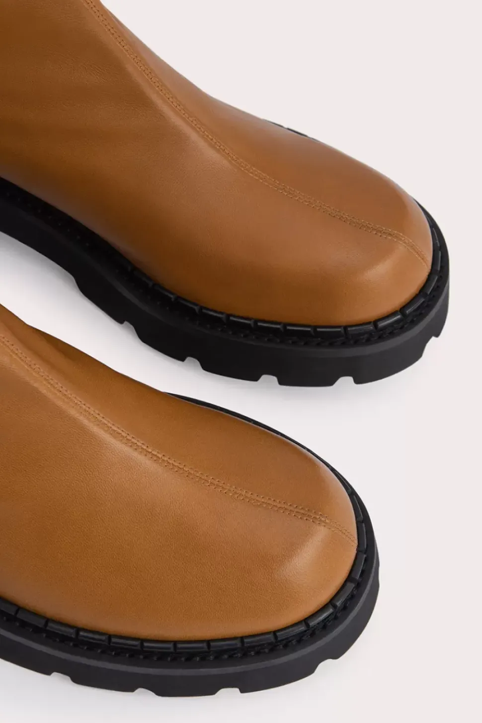 Alister Peanut Butter Soft Semi Patent Leather