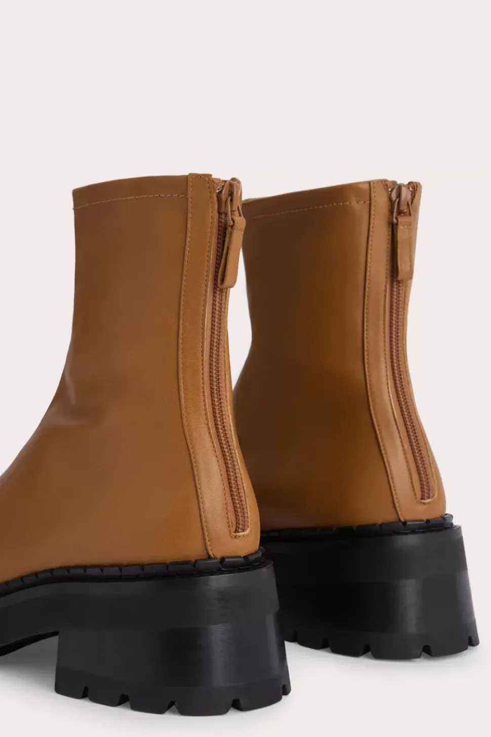 Alister Peanut Butter Soft Semi Patent Leather