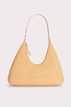 Amber Biscuit Semi Patent Leather