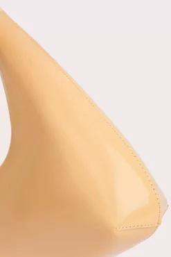 Amber Biscuit Semi Patent Leather