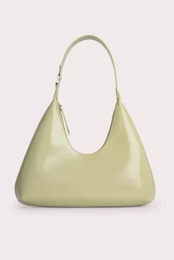 Amber Olive Semi Patent Leather