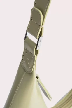 Amber Olive Semi Patent Leather