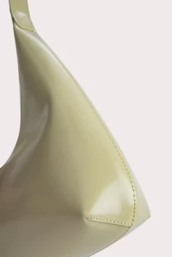 Amber Olive Semi Patent Leather