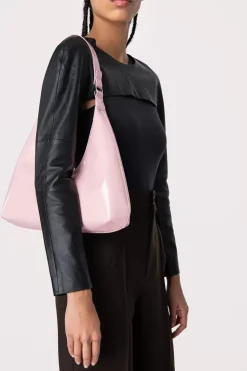 Amber Peony Semi Patent Leather