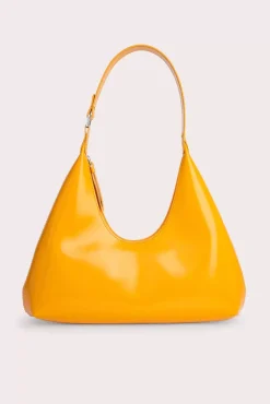 Amber Sunflower Semi Patent Leather