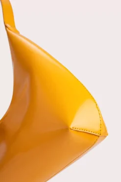 Amber Sunflower Semi Patent Leather