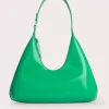 Amber Super Green Semi Patent Leather