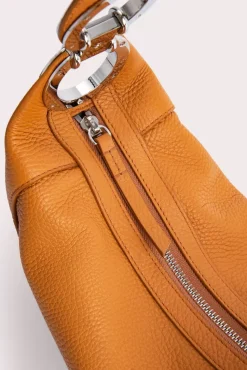 Amira Caramel Flat Grain Leather