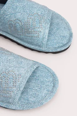 Ari Denim Stud Leather