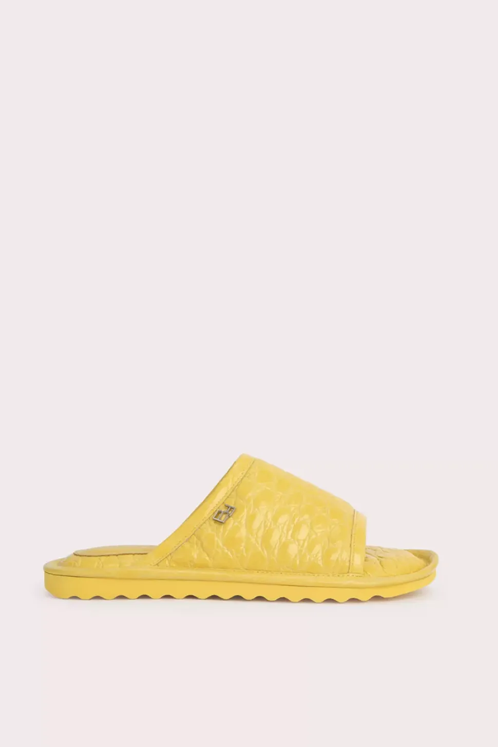 Ari Duckling Circular Croco Embossed Leather