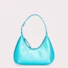 Baby Amber Aqua Metallic Grain Leather