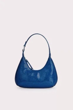 Baby Amber Blue Disco Dot Leather