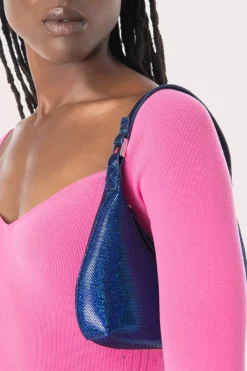 Baby Amber Blue Disco Dot Leather