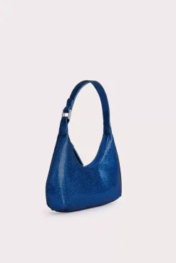 Baby Amber Blue Disco Dot Leather
