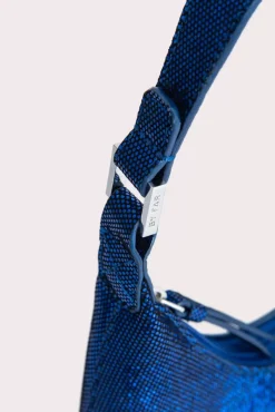 Baby Amber Blue Disco Dot Leather