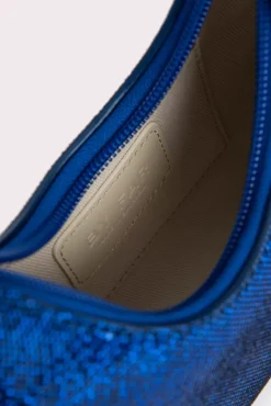 Baby Amber Blue Disco Dot Leather