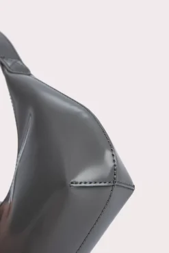 Baby Amber Cement Semi Patent Leather