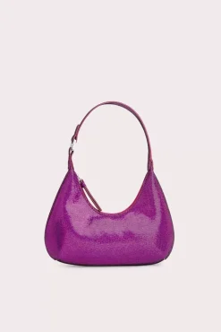 Baby Amber Fuchsia Disco Dot Leather