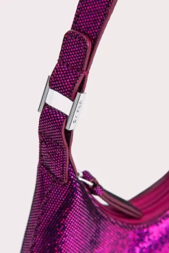 Baby Amber Fuchsia Disco Dot Leather