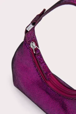 Baby Amber Fuchsia Disco Dot Leather