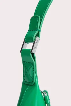 Baby Amber Super Green Semi Patent Leather