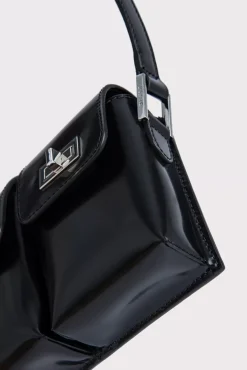 Baby Billy Black Semi Patent Leather