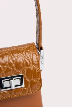 Baby Billy Caramel Croco And Semi Patent Leather