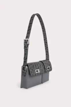 Baby Billy Cement Croco And Semi Patent Leather