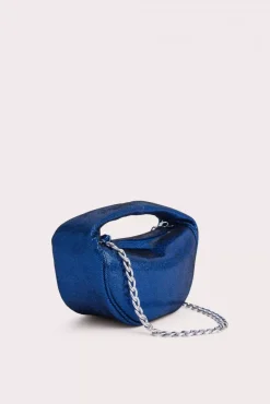 Baby Cush Blue Disco Dot Leather