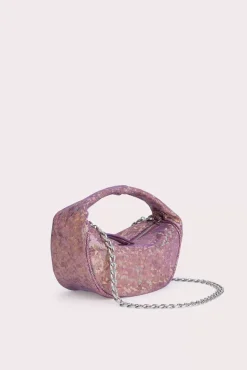 Baby Cush Disco Violet Hologram Leather