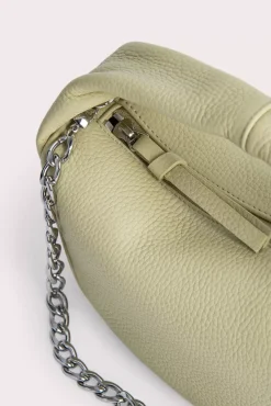 Baby Cush Olive Flat Grain Leather