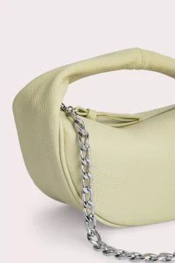 Baby Cush Olive Flat Grain Leather