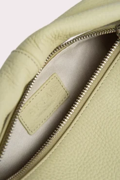 Baby Cush Olive Flat Grain Leather