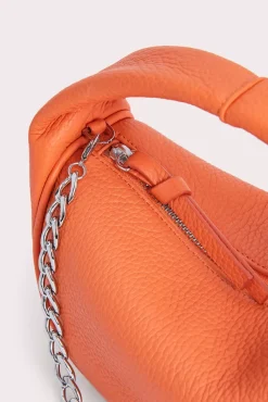 Baby Cush Papaya Flat Grain Leather