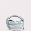 Baby Cush Silver Embossed Shellsuit Fabric