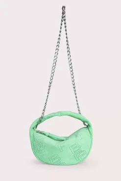 Baby Cush Spearmint Perforated Suede Leather