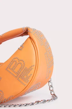 Baby Cush Tangerine Stud Leather
