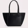 Bar Tote Black Box Calf Leather