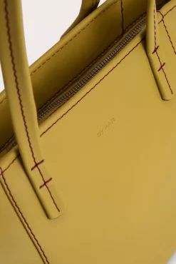Bar Tote Pear Box Calf Leather