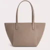 Bar Tote Taupe Box Calf Leather