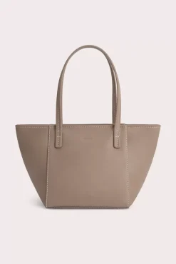 Bar Tote Taupe Box Calf Leather