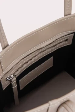 Bar Tote Taupe Box Calf Leather