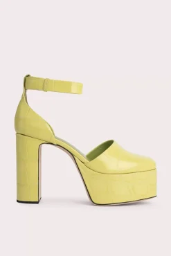 Barb Apple Maxi Croco Embossed Leather