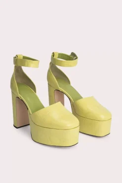 Barb Apple Maxi Croco Embossed Leather